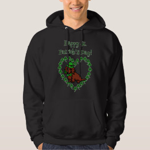 St Patrick S Day Red Long Dachshund Hoodie