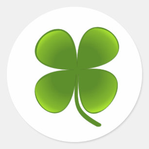 St. Patrick’s Day - Shamrock Classic Round Sticker