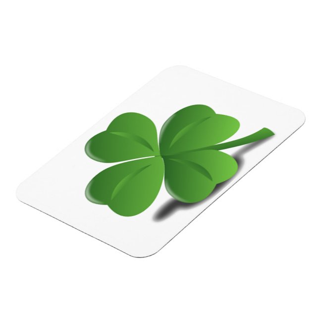 St. Patrick’s Day Shamrock Clover Flexible Magnet (Left Side)