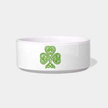 St. Patrick’s Day Shamrock Clover Pet Bowl