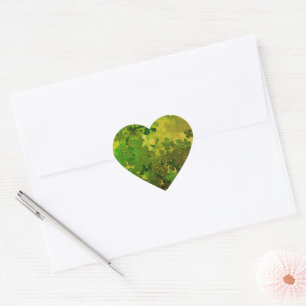 St. Patrick’s Day Shamrock Heart Sticker