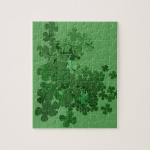 St. Patrick’s Day Shamrock Jigsaw Puzzle