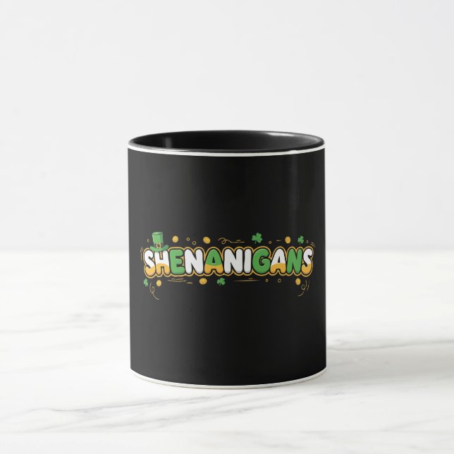  St. Patrick’s Day Shenanigans Leprechaun Hat  Mug (Center)