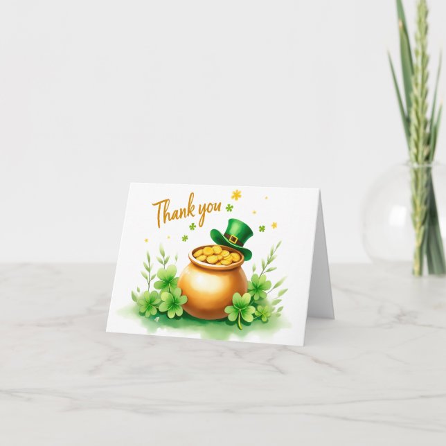 St. Patrick’s Day thank you card (Front)