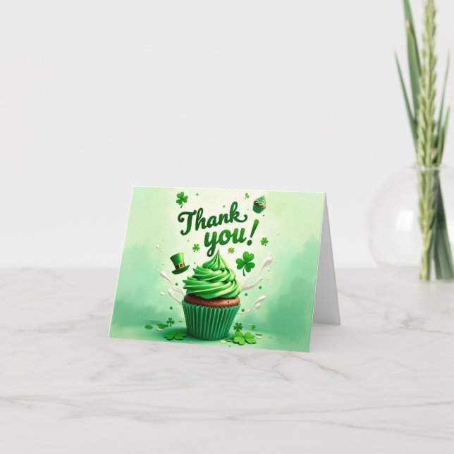 St. Patrick’s Day thank you card (Front)