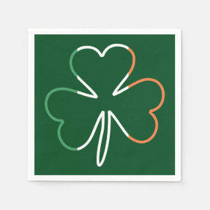 St. Patrick Shamrock Irish Ireland Clover Napkin