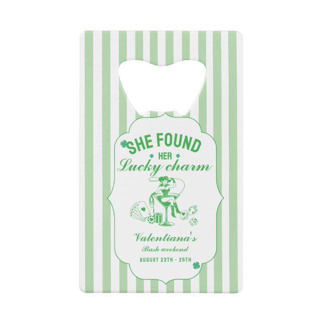 St patrick she found her lucky charm  bachelorette (Devant)