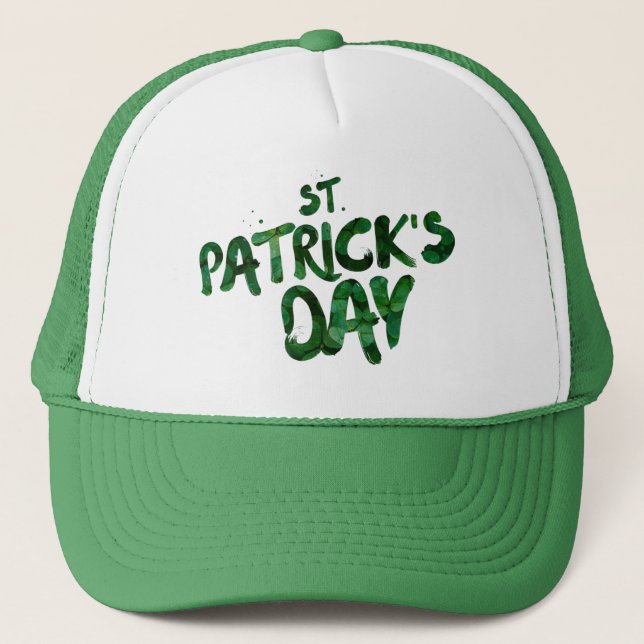 st-patrick Text Trucker Hat (Front)