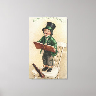 St. Patrick was a Gentleman Canvas Print