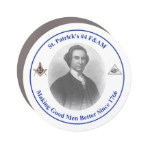 St. Patrick's #4 Flat Plastic Magnet