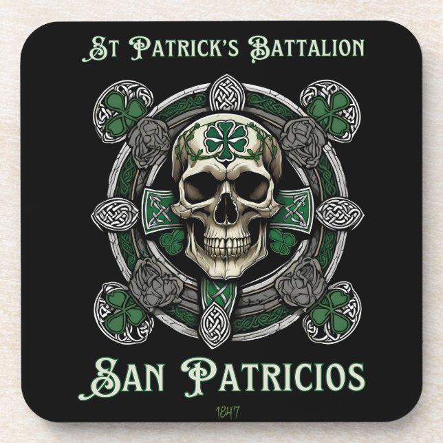 St. Patrick's Battalion San Patricios Coaster (Front)