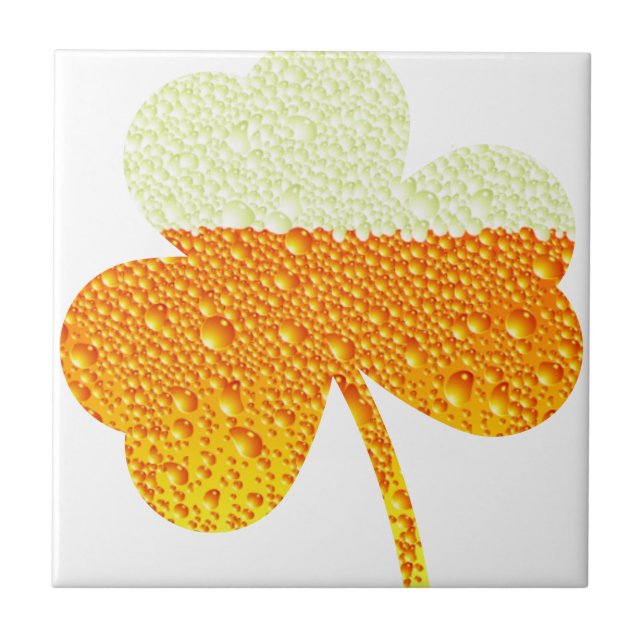 st patricks beer clover tile (Front)