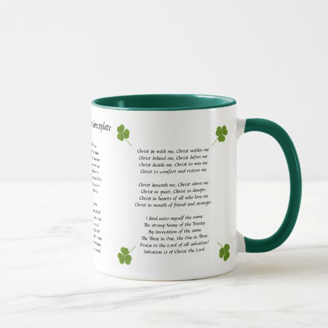 St. Patrick's Breastplate Mug (Right)