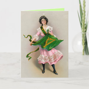 St. Patricks Carte de voeux Vintage - Irish Holida