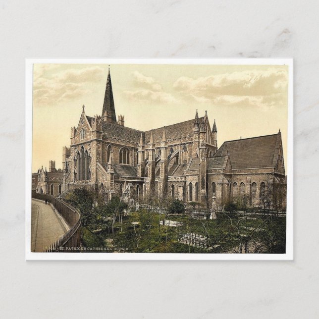 St. Patrick's Cathedral. Dublin. Co. Dublin, Irela Postcard (Front)