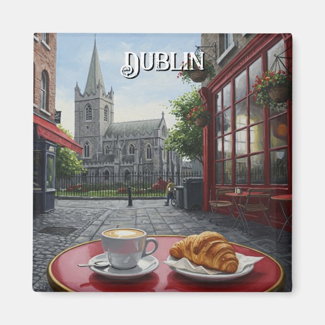 St Patricks Cathedral Dublin Ireland Travel Magnet (Front)