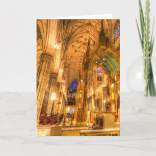 St Patrick's Cathedral Manhattan New York Card