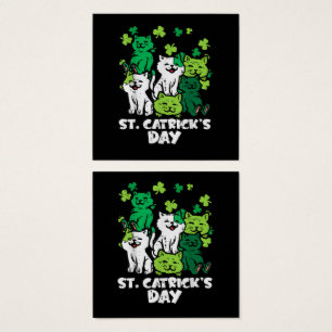 St Patricks Catricks Day Cats Saint Pattys