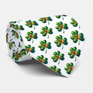 St. Patrick's Clover Men's Tie