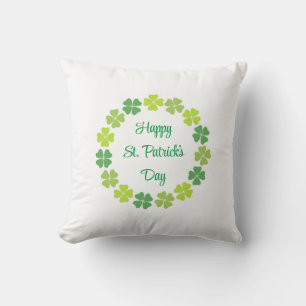 St. Patrick's Clover Pillow