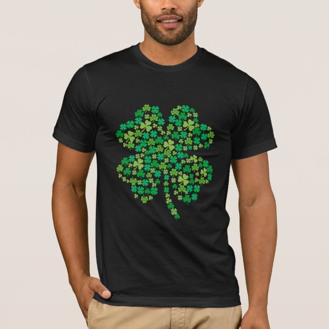 St. Patrick's Clover T-Shirt (Front)