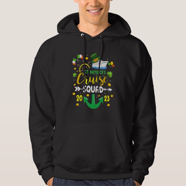 St Patricks Cruise Trip 2023 Matching Group Cruise Hoodie (Front)