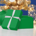 St Patrick's Day 2024 Kelly Green Elegant Classy Wrapping Paper<br><div class="desc">Designed with cool & stylish green solid colour background perfect for St patrick's day or other celebrations. You may change the background colour as you wish!</div>