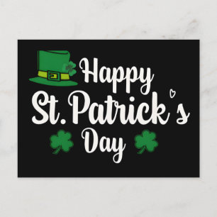 St. Patricks Day 2026: Kiss Me I’m Irish, Emerald Holiday Postcard
