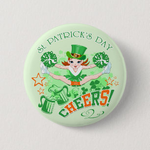 St Patrick's Day 2 Inch Round Button