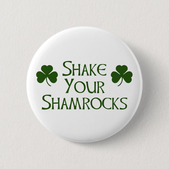 St. Patricks Day 2 Inch Round Button (Front)
