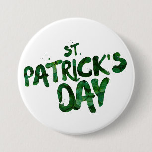 St Patrick's Day 3 Inch Round Button