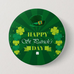 St Patrick's Day 3 Inch Round Button