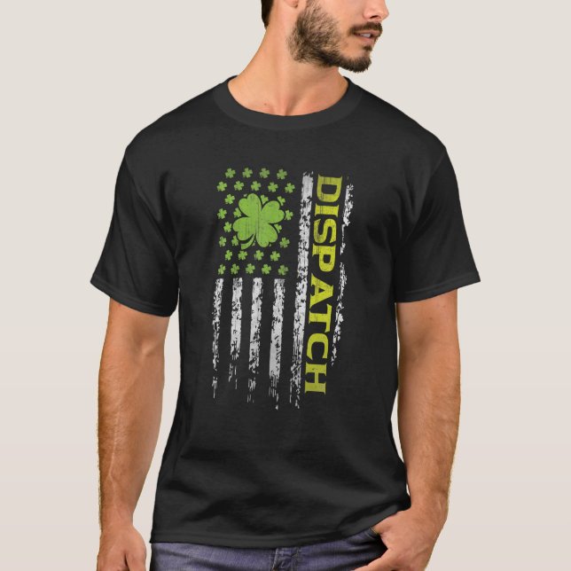 St. Patrick's Day 911 Dispatcher T-Shirt (Front)