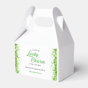 St Patrick's Day A Little Lucky Charm Baby Shower Favor Box