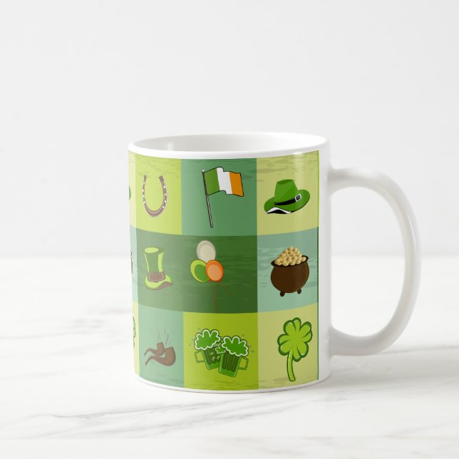 St. Patrick's Day Accessories Coffee Mug (Right)