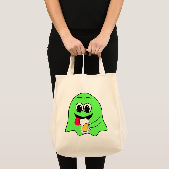 St. Patrick's Day Alcoholic Beverage and Beer  Tote Bag (Front (Product))