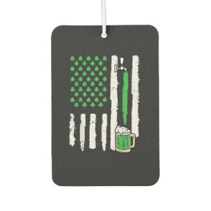 St Patricks Day America Flag Saint Air Freshener