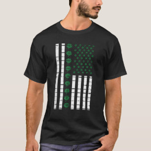 St. Patrick's Day American Flag Irish T-Shirt