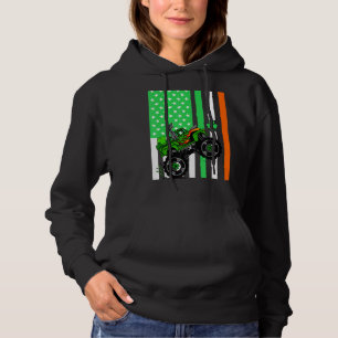 St Patrick's Day American Flag Monster Truck For B Hoodie