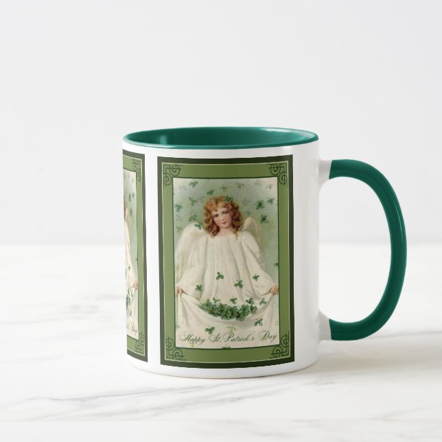 St. Patrick's Day Angel Mug (Right)