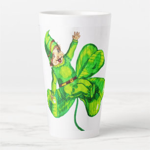 ST. PATRICK'S DAY BABY LEPRECHAUN LATTE MUG