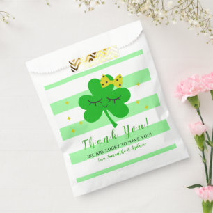 St Patrick's Day Baby Shower Thank You Favour Bag
