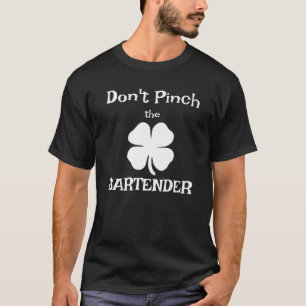 St. Patrick's Day Bartender T Shirt With Lucky Sha