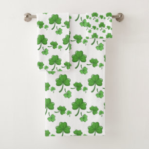 st patrick's day  bath towel set