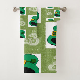 St. Patrick's Day Bathroom Towel Sets