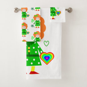 St. Patrick's Day Bathroom Towel Sets