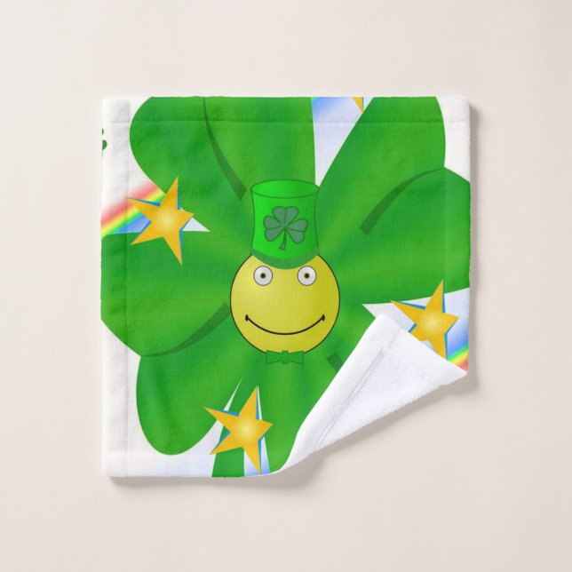 St. Patrick's Day Bathroom Towel Sets (Wash Cloth)