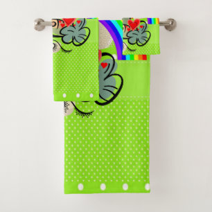 St. Patrick's Day Bathroom Towel Sets