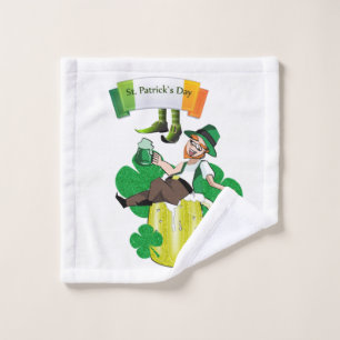 St. Patrick's Day Bathroom Towel Sets Beer