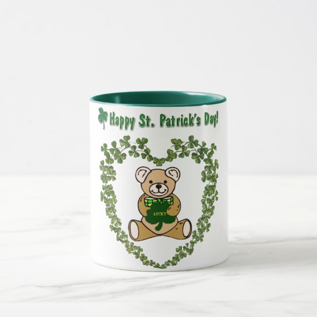 St. Patrick's Day Bear Mug (Centre)